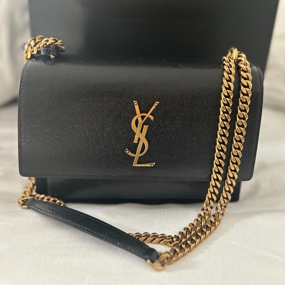 Like New! YSL Sunset Medium in Smooth Leather - Picture 6 of 8